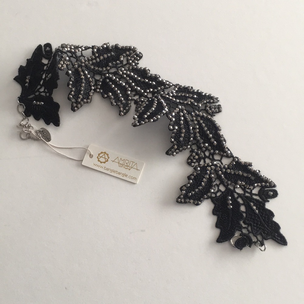 New Black and Sparkly Choker by Amrita Singh